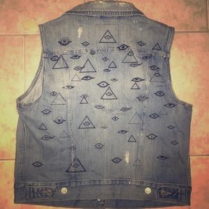 Levi’s Collector Distressed Third EYES Denim Vest.